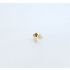 Emerald Cut Yellow Diamond Stud Earrings