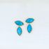 Marquise Shaped Turquoise Yellow Diamond Earrings
