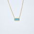 Turquoise Allah Yellow Diamond Necklace