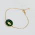Malachite Yellow Diamond Bracelet