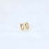 Yellow Diamond Hoop Earrings